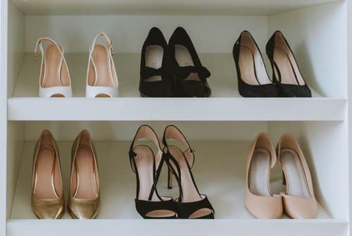 Organised shoe storage